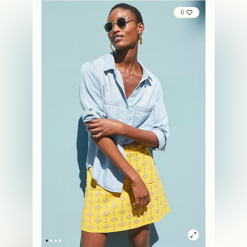 Anthropologie retro skirt